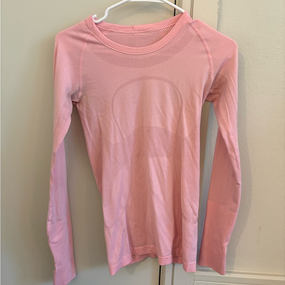 lululemon athletica Pink Long Sleeve Top